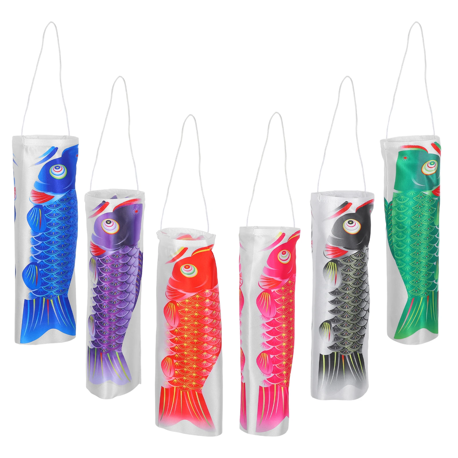 6pcs Japanese Carp Windsocks 40cm Black Blue Pink Tassel Durable Decor Koinobori Flags Garden Yard Sushi Pendants
6pcs Japanese Carp Windsocks 40cm Black Blue Pink Tassel Durable Decor Koinobori Flags Garden Yard Sushi Pendants