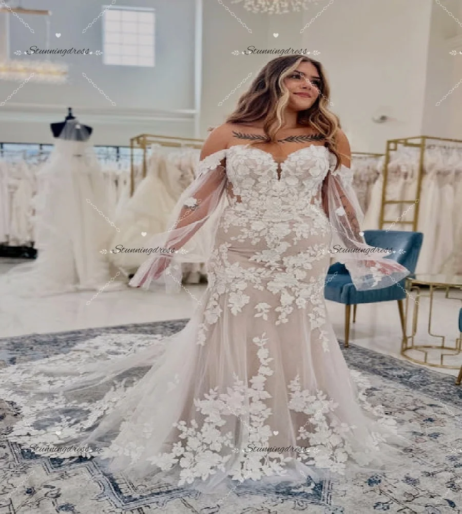 Whimsical Champagne Plus Size Wedding Dress With Lace Chapel Train Elegant Long Sleeve Bohemian Country Bridal Gowns 2026 Garden
Whimsical Champagne Plus Size Wedding Dress With Lace Chapel Train Elegant Long Sleeve Bohemian Country Bridal Gowns 2026 Garden