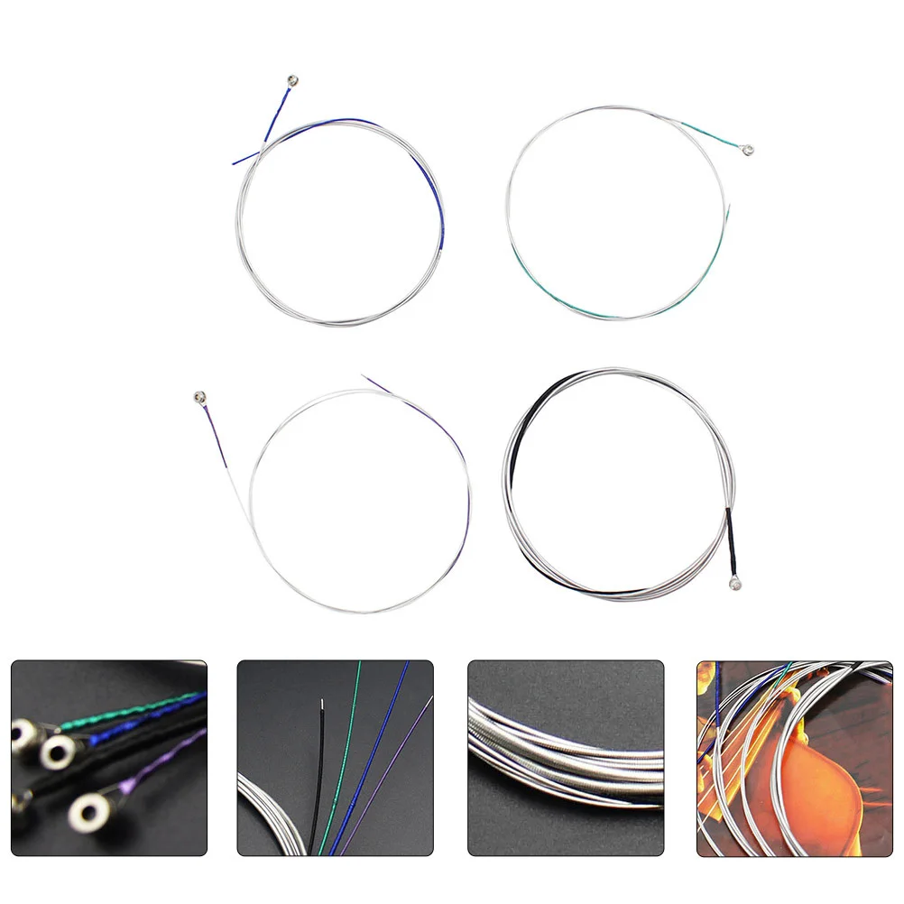 4Pcs Cello Strings Professional Grade Stainless Steel Clear Tone Replacement for Cello Musicians Essential String Set
4Pcs Cello Strings Professional Grade Stainless Steel Clear Tone Replacement for Cello Musicians Essential String Set
