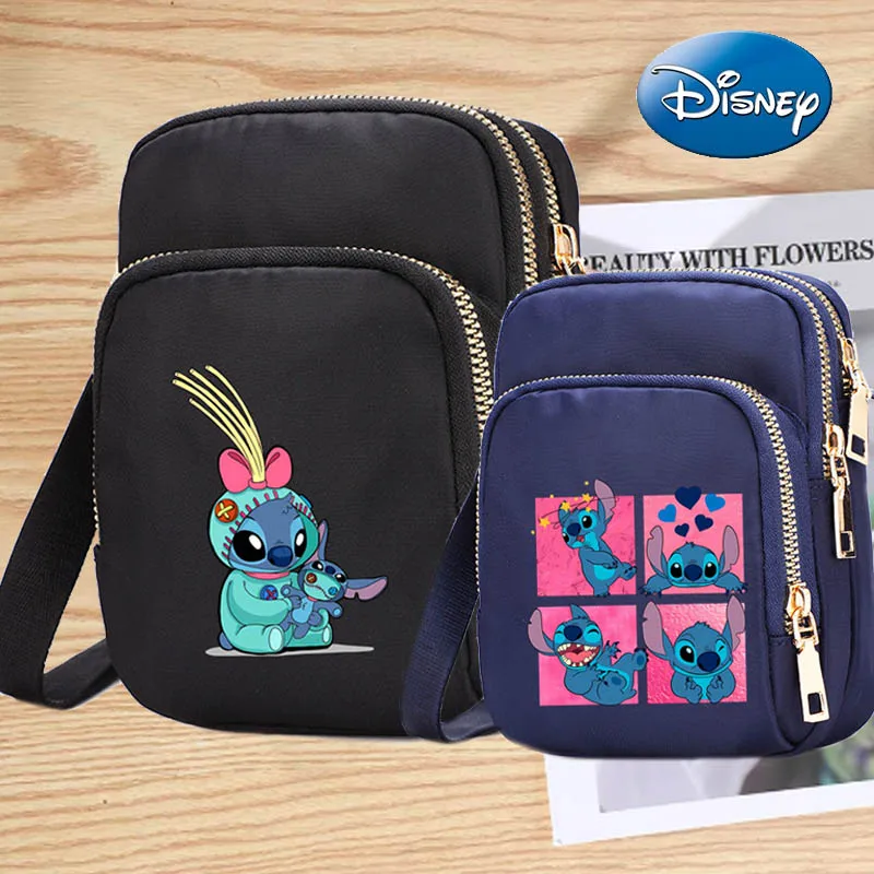 Disney Lilo Stitch, новые повседневные сумки на плечо для мобильных телефонов, женские водонепроницаемые сумки через плечо с несколькими молниями, женская сумка для покупок
Disney Lilo Stitch, новые повседневные сумки на плечо для мобильных телефонов, женские водонепроницаемые сумки через плечо с несколькими молниями, женская сумка для покупок