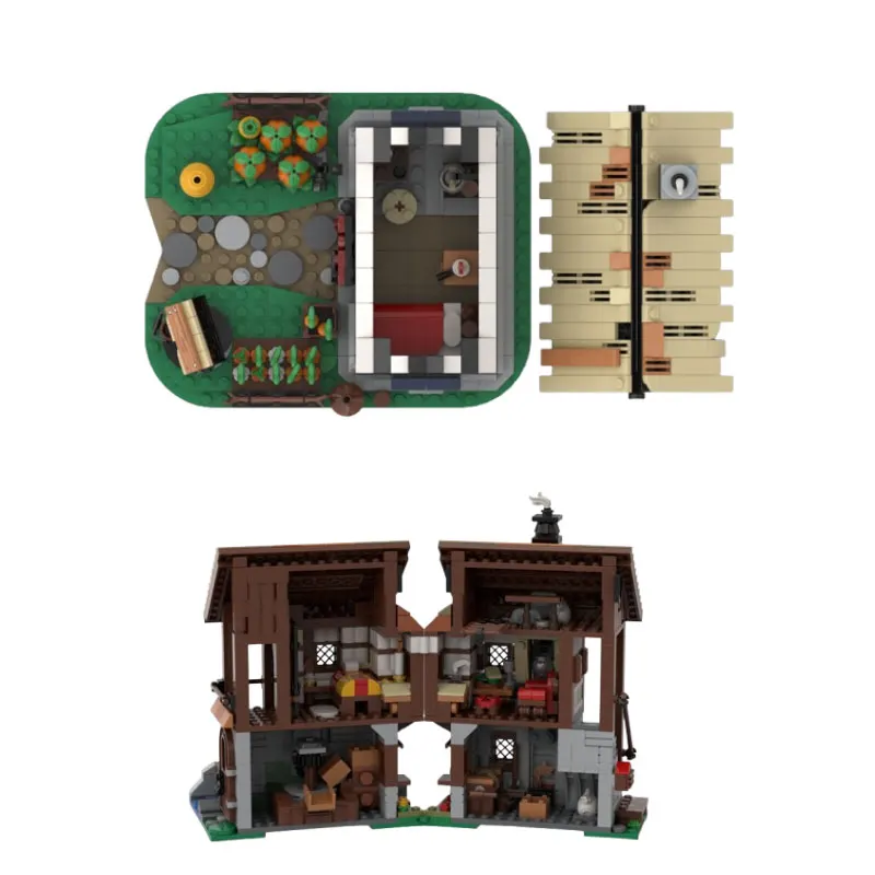 В наличии MOC-202692 Средневековый миниатюрный фермерский дом 114761, сарай, лошадь, сборка мелких частиц, строительный блок, модель игрушки
В наличии MOC-202692 Средневековый миниатюрный фермерский дом 114761, сарай, лошадь, сборка мелких частиц, строительный блок, модель игрушки