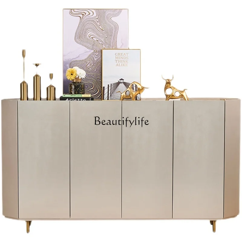 Light luxury minimalist entrance cabinet Italian side cabinet Modern simple living room partition cabinet
Light luxury minimalist entrance cabinet Italian side cabinet Modern simple living room partition cabinet