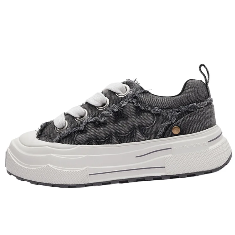 Retro Destruction Style Denim Gray Canvas Shoes for Men's and Women's Breathable Comfortable Lightweight Couple Skateboard Shoes
Retro Destruction Style Denim Gray Canvas Shoes for Men's and Women's Breathable Comfortable Lightweight Couple Skateboard Shoes