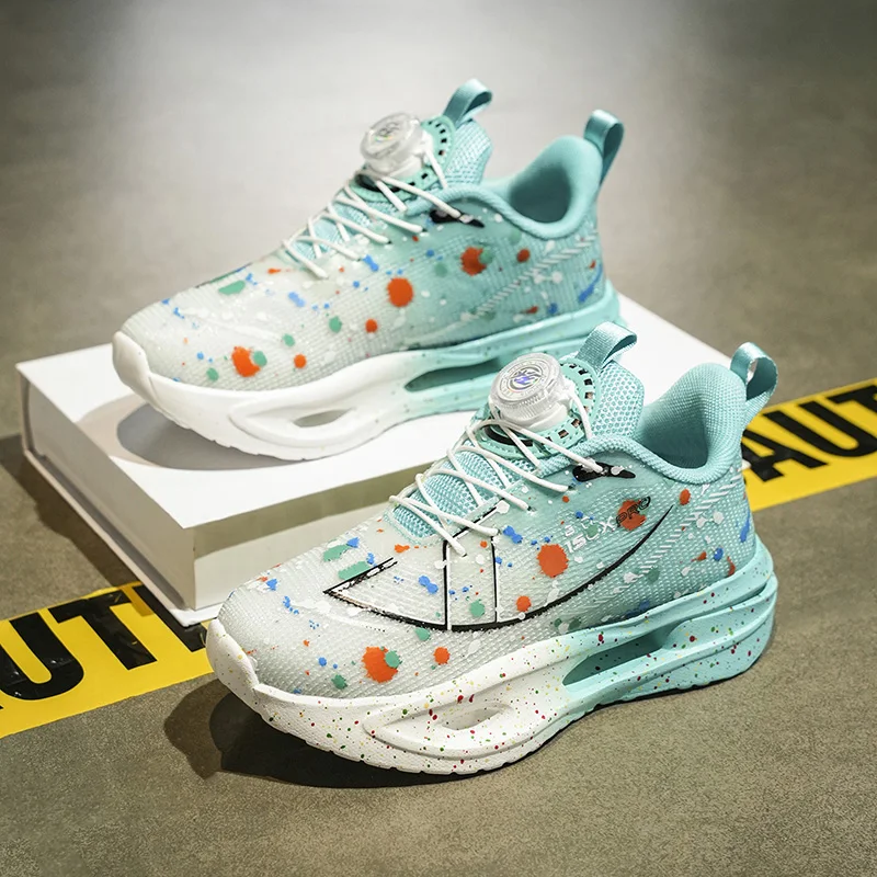 Camouflage Rotary Buckle Kids Running Shoes Breathable Soft Sole Sports Sneakers For Teenagers
Camouflage Rotary Buckle Kids Running Shoes Breathable Soft Sole Sports Sneakers For Teenagers
