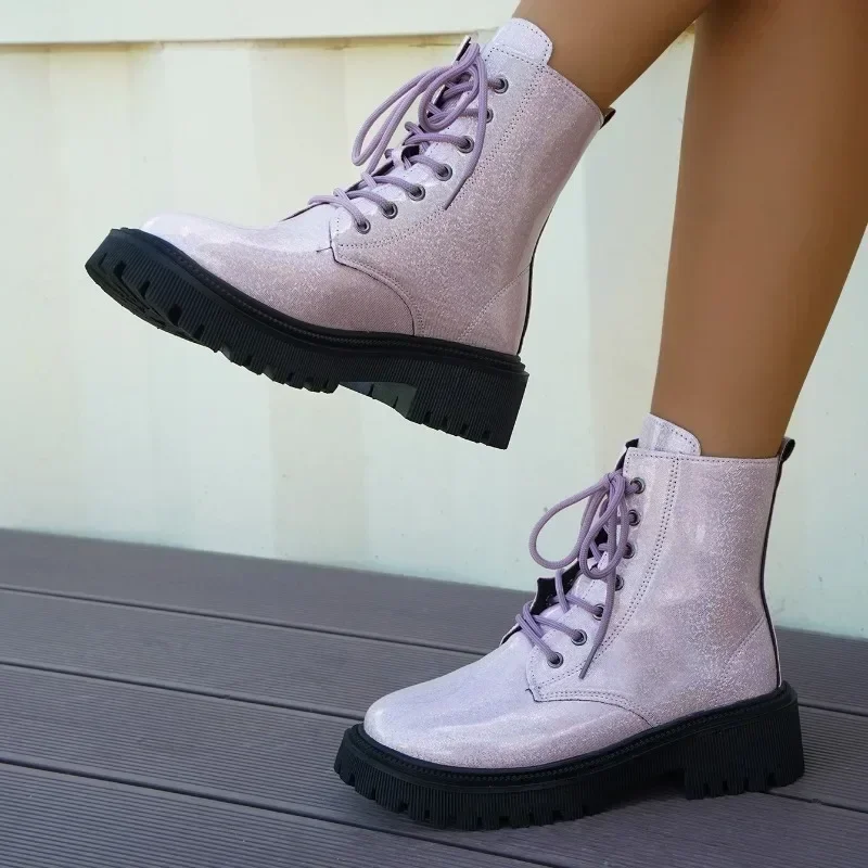 Fashion PU Square Heel Ankle Boots 2023 Autumn New Shoes Female Lace-up Round Toe Low Heel Solid Women's Boots Women Shoes
Fashion PU Square Heel Ankle Boots 2023 Autumn New Shoes Female Lace-up Round Toe Low Heel Solid Women's Boots Women Shoes
