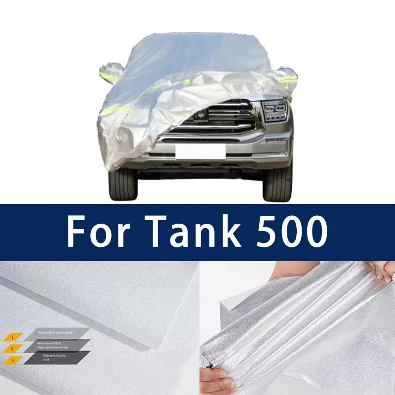 For Tank 500 Outdoor Protection Full Car Covers Snow Cover Sunshade Waterproof Dustproof Exterior Car accessories
For Tank 500 Outdoor Protection Full Car Covers Snow Cover Sunshade Waterproof Dustproof Exterior Car accessories
