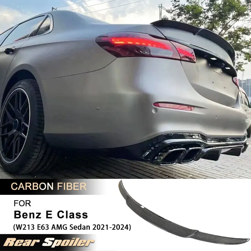 Car Rear Trunk Spoiler Wings for Mercedes Benz E Class W213 E63 AMG Sedan 2021-2024 Rear Spoiler Trunk Wing Lip Carbon Fiber
Car Rear Trunk Spoiler Wings for Mercedes Benz E Class W213 E63 AMG Sedan 2021-2024 Rear Spoiler Trunk Wing Lip Carbon Fiber