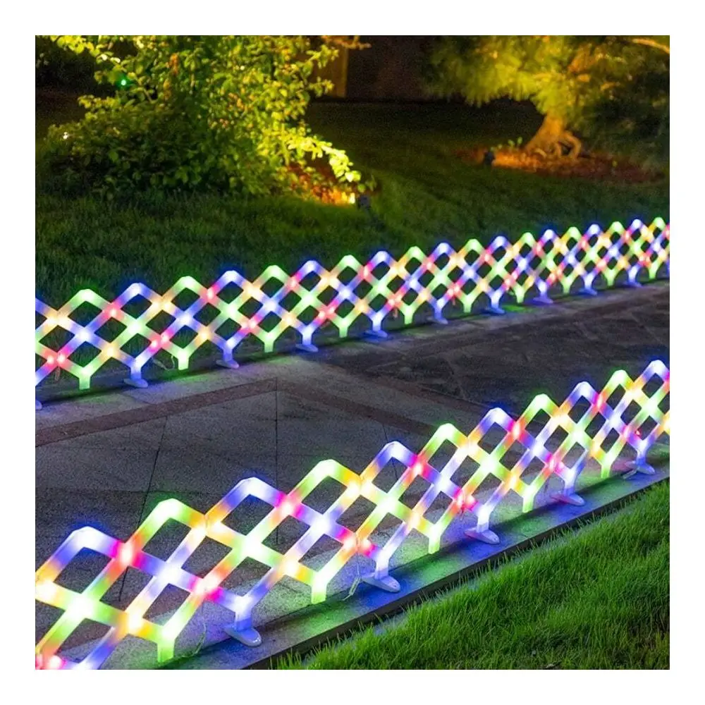 Of 8, Solar LED Fence Light, Diamond Style, Length 118inch, Height Perfect For Patio, Poolside Lawn Decoration Ideal For New Ye
Of 8, Solar LED Fence Light, Diamond Style, Length 118inch, Height Perfect For Patio, Poolside Lawn Decoration Ideal For New Ye
