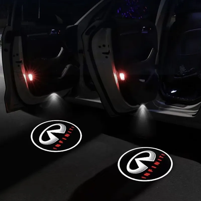 2PCS Led Car Door Welcome Light For Infiniti QX30/50/60/70/80 Q30 G37/G25 Q50/60/70 M/EX Series JX35 Projector Accessories
2PCS Led Car Door Welcome Light For Infiniti QX30/50/60/70/80 Q30 G37/G25 Q50/60/70 M/EX Series JX35 Projector Accessories