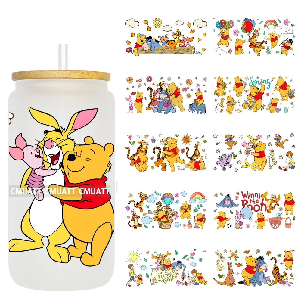 Cartoon Bear UV DTF Cup Wraps For 16oz Libbey Glass Mugs Can Beer DIY Customized Selfadhesive Stickers
Cartoon Bear UV DTF Cup Wraps For 16oz Libbey Glass Mugs Can Beer DIY Customized Selfadhesive Stickers