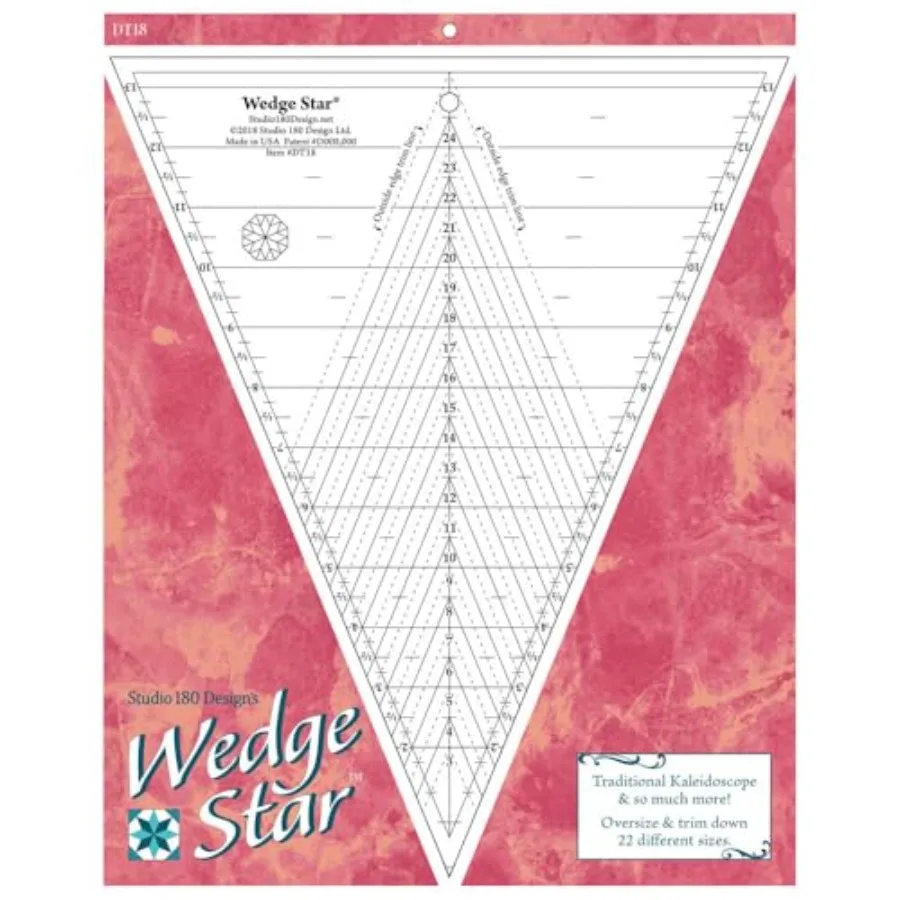 Wedge Star Ruler- Deb Tucker Studio 180
Wedge Star Ruler- Deb Tucker Studio 180