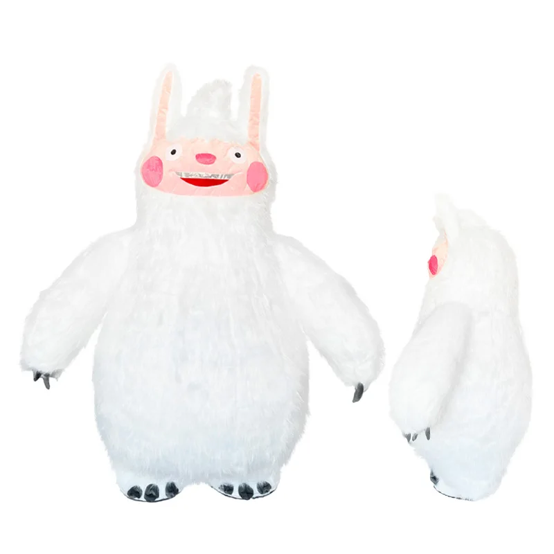 Snow Monster Inflatable Mascot Costume Halloween Carnival Character Coaplay Fancy Adult Party Prop Plush Costume
Snow Monster Inflatable Mascot Costume Halloween Carnival Character Coaplay Fancy Adult Party Prop Plush Costume