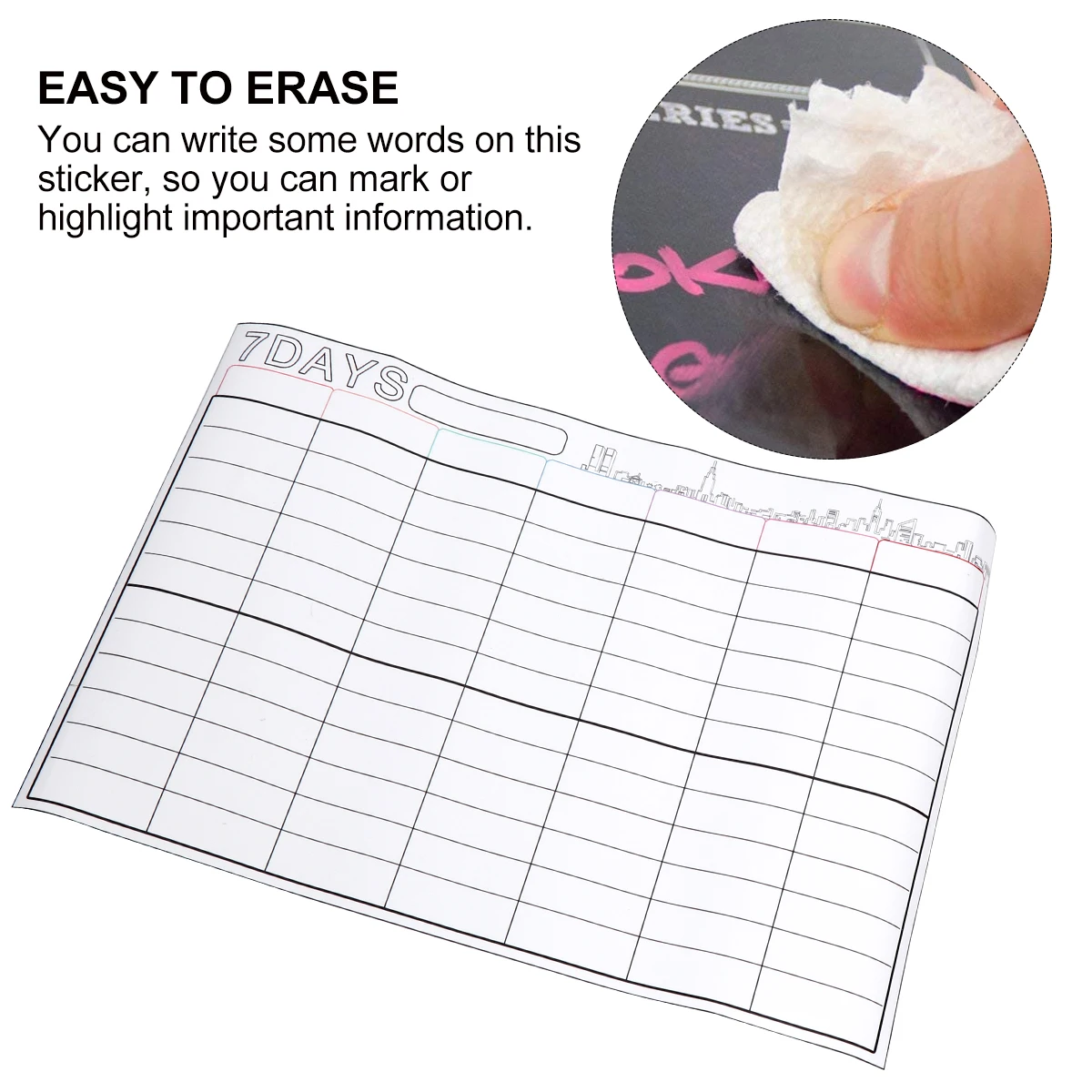 Magnetic Soft Note Erasable Fridge Magnet Tool Board Erasable Message Tool Reminding Board Write Wipe Reusable
Magnetic Soft Note Erasable Fridge Magnet Tool Board Erasable Message Tool Reminding Board Write Wipe Reusable