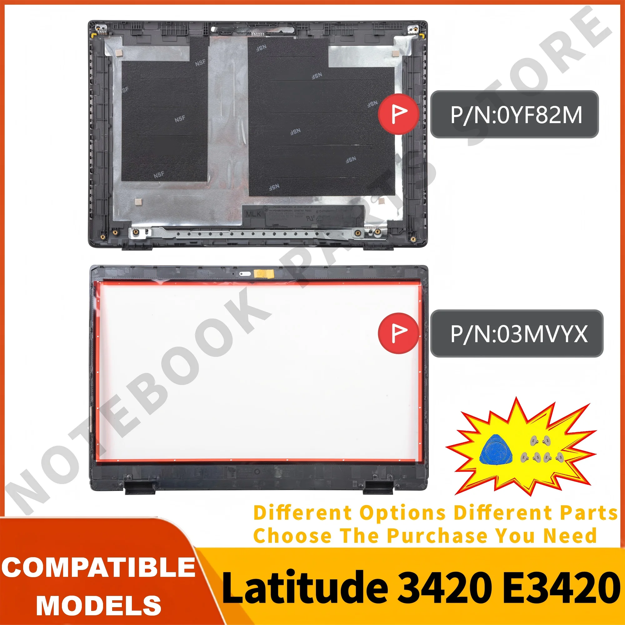 Notebook Parts For Latitude 15 E3420 3420 P144G LCD Back Cover Front Bezel 0YF82M 03MVYX PARTS REPAIR
Notebook Parts For Latitude 15 E3420 3420 P144G LCD Back Cover Front Bezel 0YF82M 03MVYX PARTS REPAIR