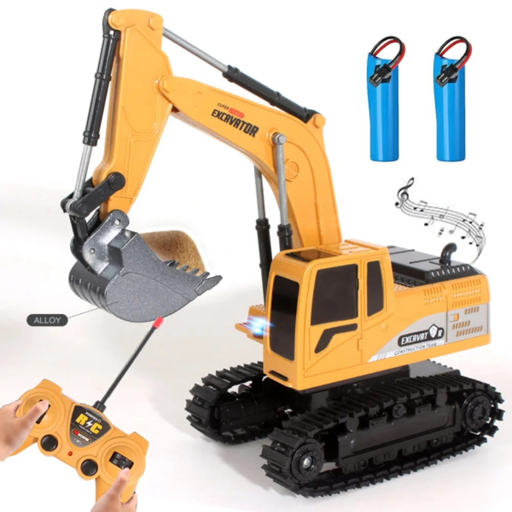1/24 RC Excavator 2.4Ghz 6 Channel RC Engineering Car Alloy And Plastic Excavator Boy Toy 6CH /5CH RTR Car Toy For Kid Gift
1/24 RC Excavator 2.4Ghz 6 Channel RC Engineering Car Alloy And Plastic Excavator Boy Toy 6CH /5CH RTR Car Toy For Kid Gift
