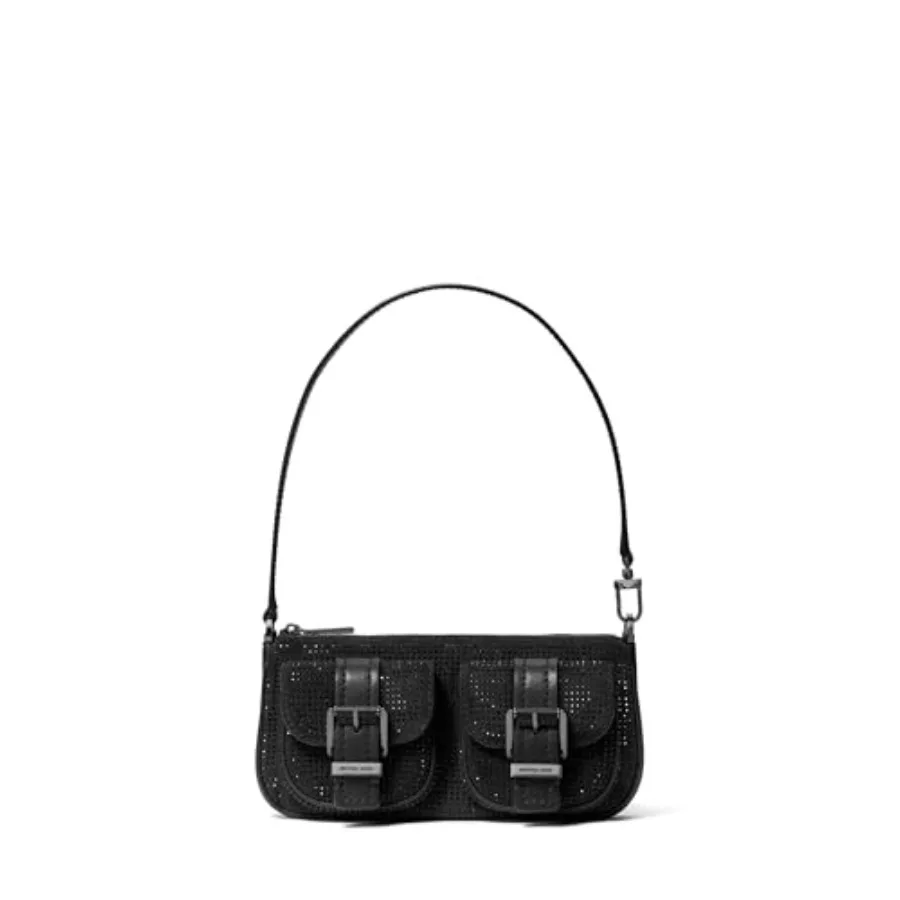Zoe Small Convertible Pouchette for daily use, premium vegan leather in classic black, lightweight and versatile with detachabl
Zoe Small Convertible Pouchette for daily use, premium vegan leather in classic black, lightweight and versatile with detachabl