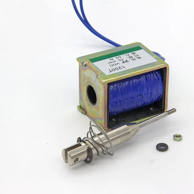 1pc solenoid push-pull 1250T DC solenoid 12V 24V through solenoid
1pc solenoid push-pull 1250T DC solenoid 12V 24V through solenoid