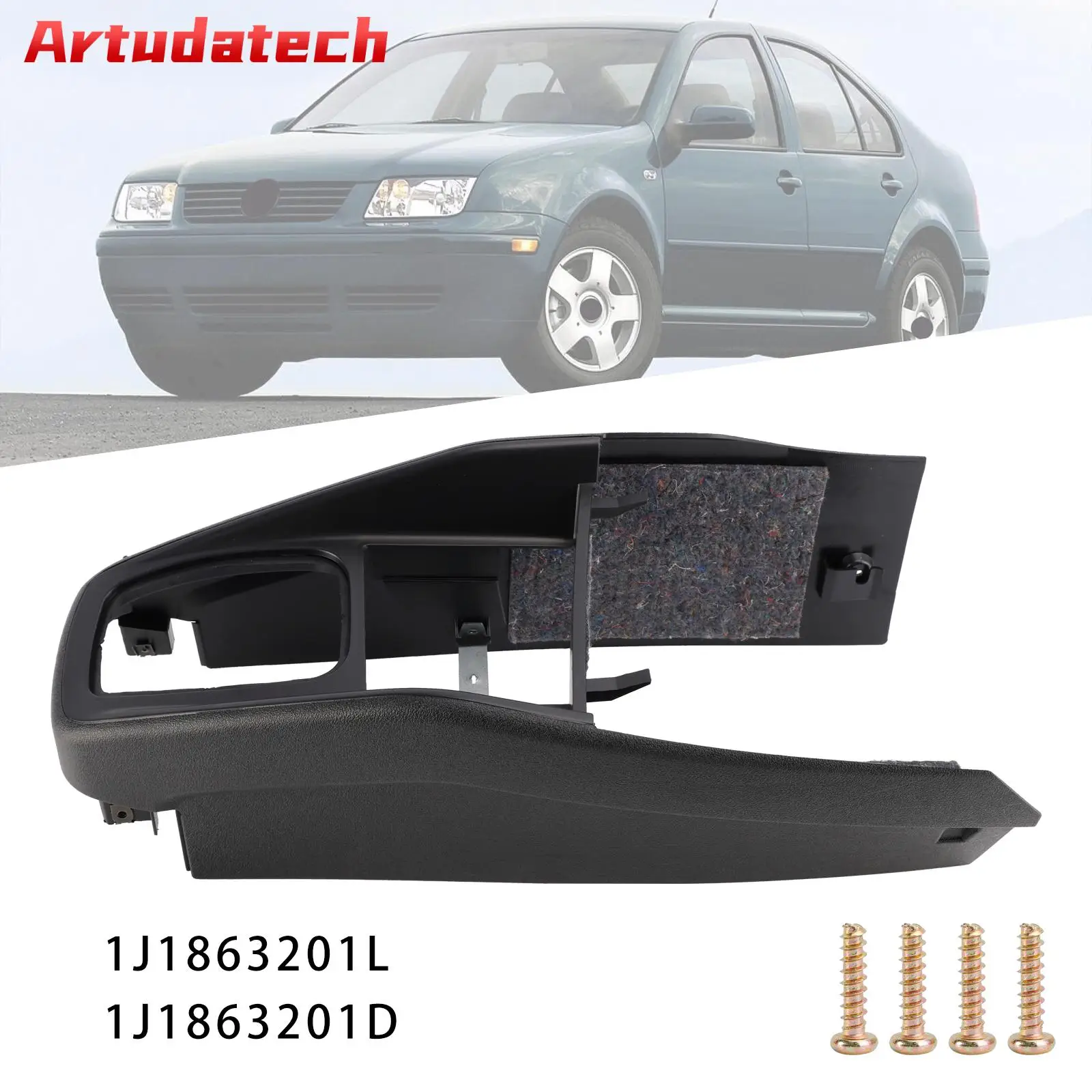 Artudatech Car Center Console Trim 1J1863201D For VW Golf Jetta Black Car Accessories
Artudatech Car Center Console Trim 1J1863201D For VW Golf Jetta Black Car Accessories