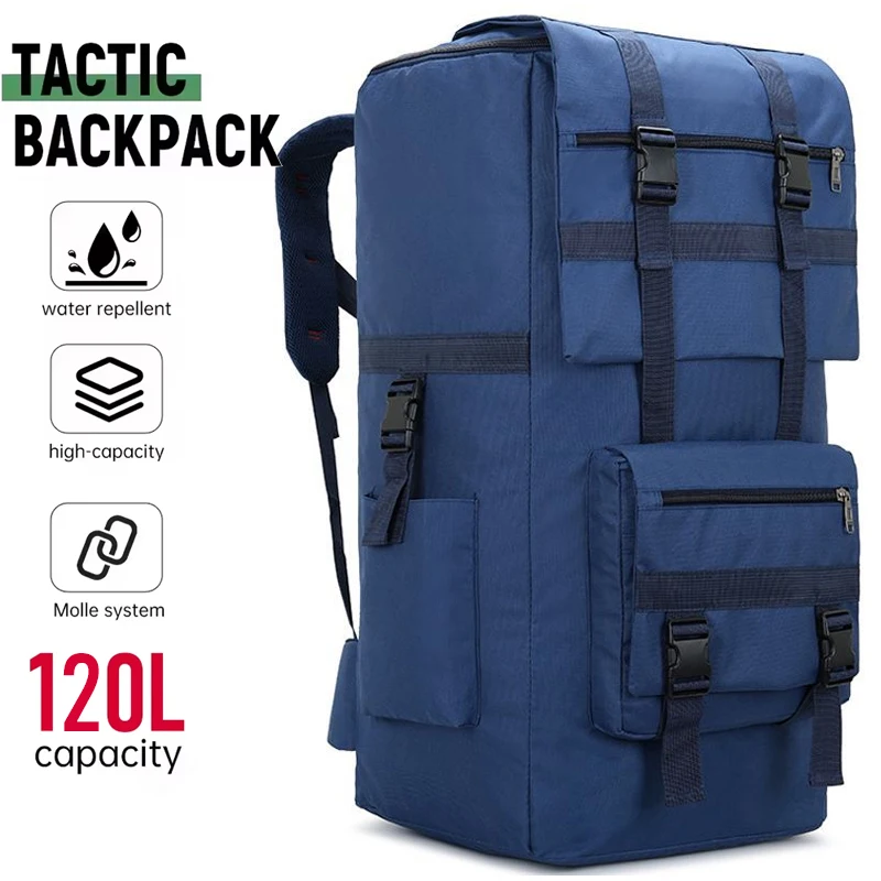 120L Large Capacity Men Oxford Backpack Durable Waterproof Multi Style Foldable Storage Bag For Moving House Travel Camping
120L Large Capacity Men Oxford Backpack Durable Waterproof Multi Style Foldable Storage Bag For Moving House Travel Camping