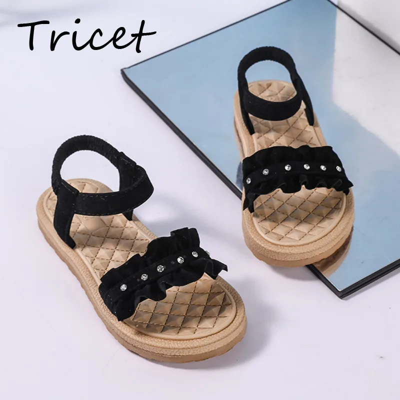 2025 Solid Girls Fashion Shoes Summer Ruffles PU Kids Princess Sandals Elastic Band EVA Sole Soft Children Sandals
2025 Solid Girls Fashion Shoes Summer Ruffles PU Kids Princess Sandals Elastic Band EVA Sole Soft Children Sandals