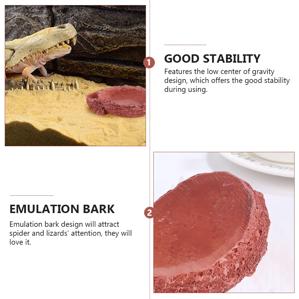 1Pcs Pet Hiding House Imitation Bark Reptiles Bowl Thickened Resin Feeder for Lizards Tortoises Safe Eco-Friendly Non-Toxic
1Pcs Pet Hiding House Imitation Bark Reptiles Bowl Thickened Resin Feeder for Lizards Tortoises Safe Eco-Friendly Non-Toxic