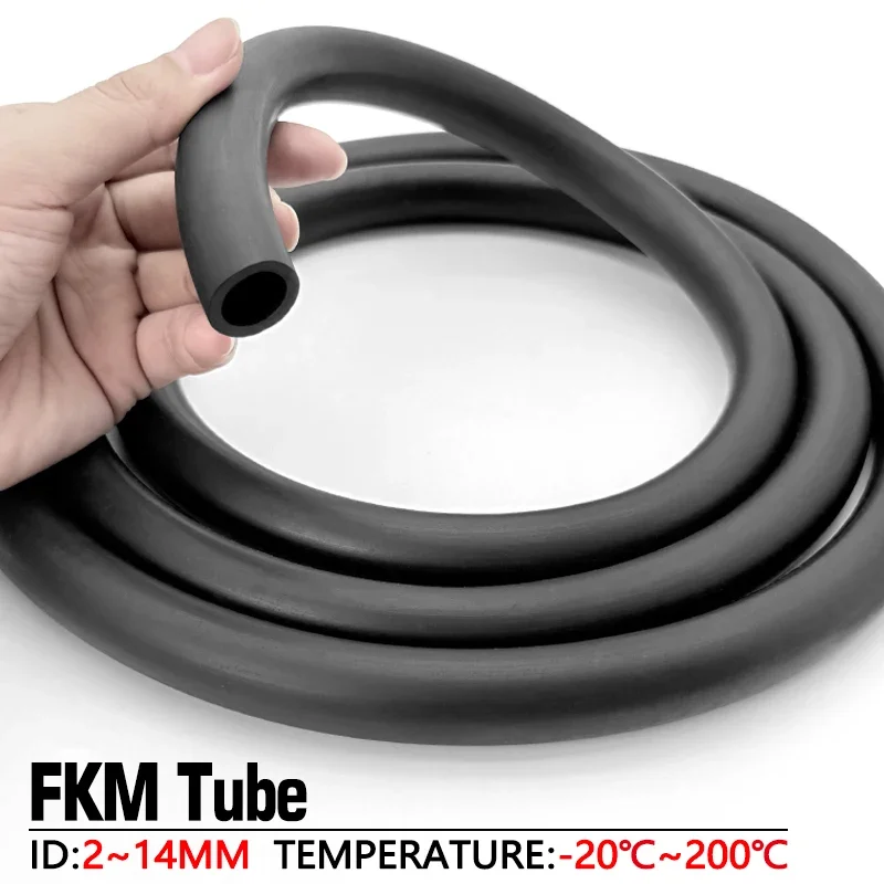 Black FKM vitons Fuel Hose Wide Temperature Range -60℃~300℃ Oil Resistant Anti Corrosion Pipe ID 2-14mm Auto Engine Fuel Line
Black FKM vitons Fuel Hose Wide Temperature Range -60℃~300℃ Oil Resistant Anti Corrosion Pipe ID 2-14mm Auto Engine Fuel Line