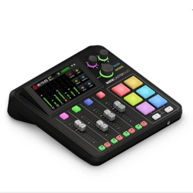 Professional integrated live broadcast workbench, guide video mixer sound card
Professional integrated live broadcast workbench, guide video mixer sound card