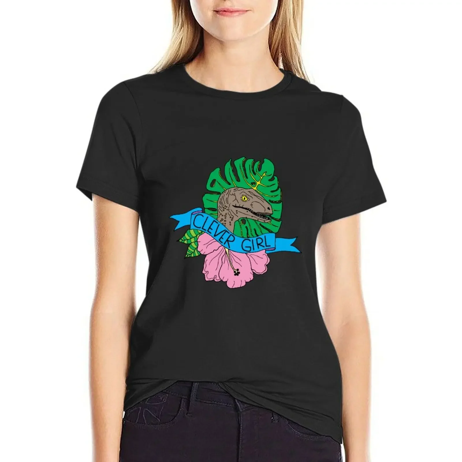 Velociraptor Clever Girl Banner T-Shirt blanks customizeds oversized summer tops Women's tops
Velociraptor Clever Girl Banner T-Shirt blanks customizeds oversized summer tops Women's tops