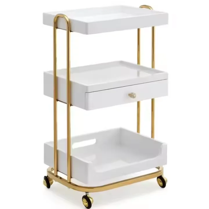 Barber Trolley Movable Super Strong Load Bearing Modern Golden Salon Furniture Trolley Barber Shop Hand Carts Trolleys
Barber Trolley Movable Super Strong Load Bearing Modern Golden Salon Furniture Trolley Barber Shop Hand Carts Trolleys