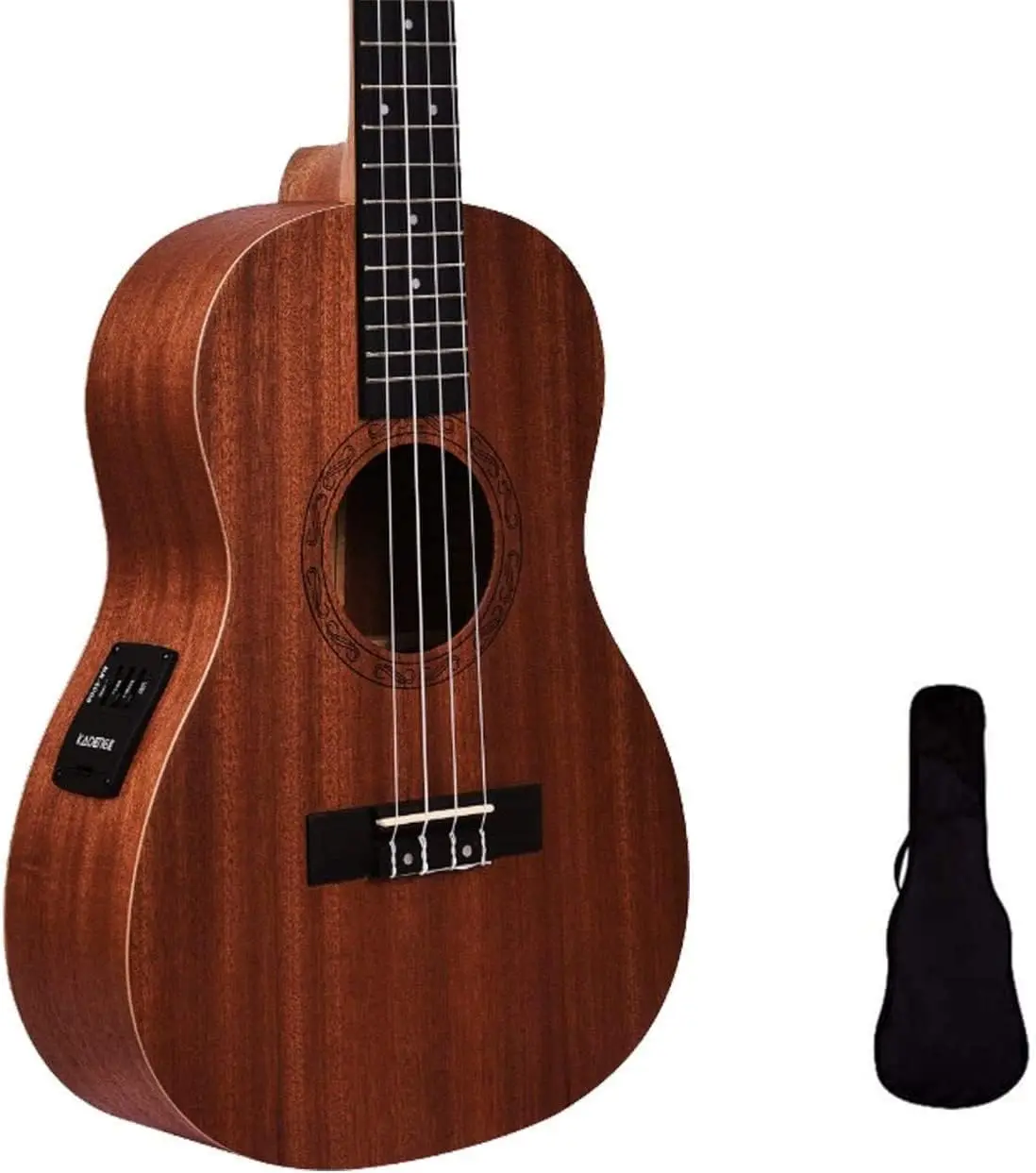Professional Baritone Ukulele with Acoustic/Electric Option and Bag, Mahogany Wood for Rich Sound
Professional Baritone Ukulele with Acoustic/Electric Option and Bag, Mahogany Wood for Rich Sound
