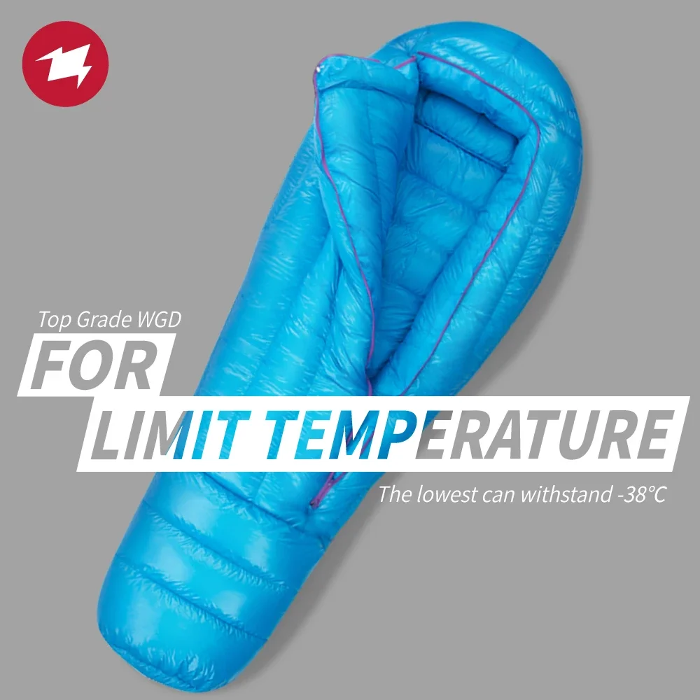 AEGISMAX Unisex Outdoor Ultra -38 Degree 850FP Goose Down Sleeping Bag Ultralight Camping Hiking Sleeping Bag
AEGISMAX Unisex Outdoor Ultra -38 Degree 850FP Goose Down Sleeping Bag Ultralight Camping Hiking Sleeping Bag