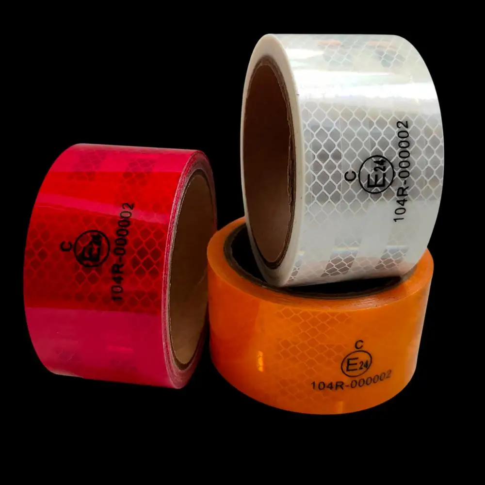 5cm*5m E24 Reflect Tapes High Strong PC Reflective Material Waterproof Adhesive Stripe Reflectors Safety Stickers For Car Trucks
5cm*5m E24 Reflect Tapes High Strong PC Reflective Material Waterproof Adhesive Stripe Reflectors Safety Stickers For Car Trucks