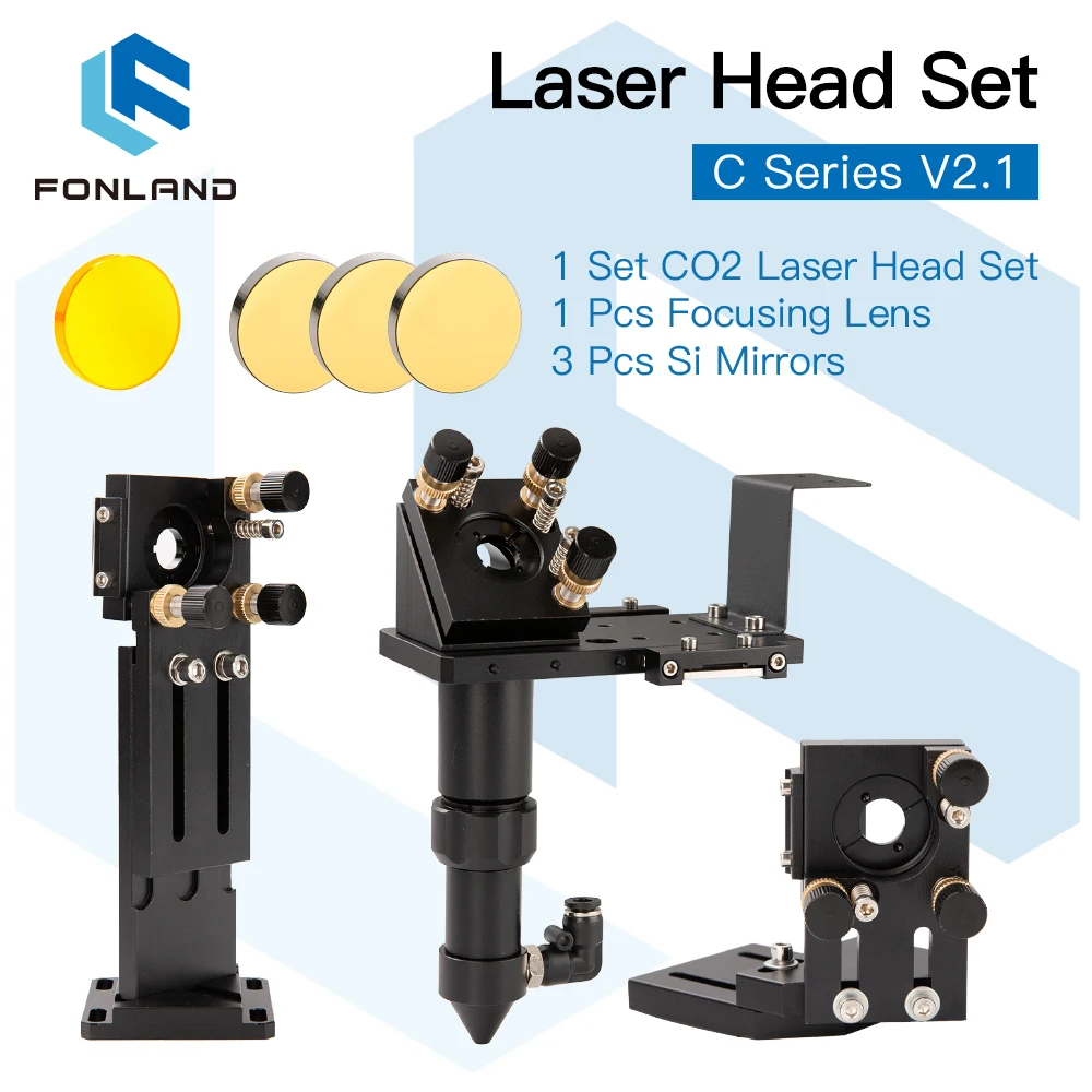 CO2 Laser Head CVD ZNSE Focus Lens Set D18 FL38.1 D20FL50.8/63.5/101.6mm Integrative Mount Dia.25 Si Mirror for Laser Cutter
CO2 Laser Head CVD ZNSE Focus Lens Set D18 FL38.1 D20FL50.8/63.5/101.6mm Integrative Mount Dia.25 Si Mirror for Laser Cutter