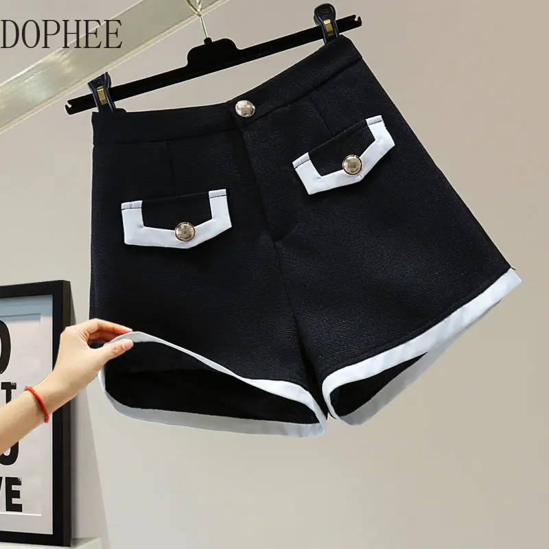 2022 New Autumn High Waist A-line Casual Shorts Colorblock All-match Trendy Wide Leg Hot Shorts Women Boots Pants Streetwear
2022 New Autumn High Waist A-line Casual Shorts Colorblock All-match Trendy Wide Leg Hot Shorts Women Boots Pants Streetwear
