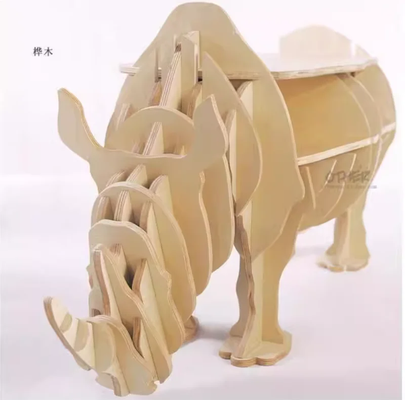 Solid wood animal model shelf window rhinoceros side a few furniture decorations on the floor
Solid wood animal model shelf window rhinoceros side a few furniture decorations on the floor