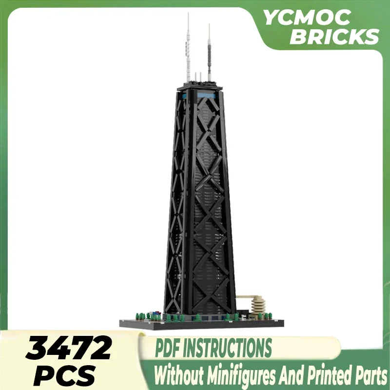 Модель City Street View Moc, строительные кирпичи John Hancock Center VER 2, 1:650, технологические блоки, подарок, Рождественская игрушка, набор «сделай сам», сборка
Модель City Street View Moc, строительные кирпичи John Hancock Center VER 2, 1:650, технологические блоки, подарок, Рождественская игрушка, набор «сделай сам», сборка