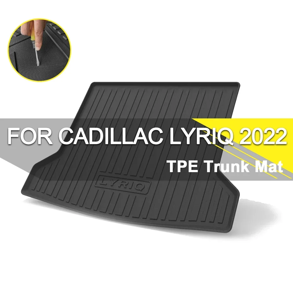Car Rear Trunk Cover Mat Waterproof Non-Slip Rubber TPE Cargo Liner Accessories For Cadillac LYRIQ 2022
Car Rear Trunk Cover Mat Waterproof Non-Slip Rubber TPE Cargo Liner Accessories For Cadillac LYRIQ 2022