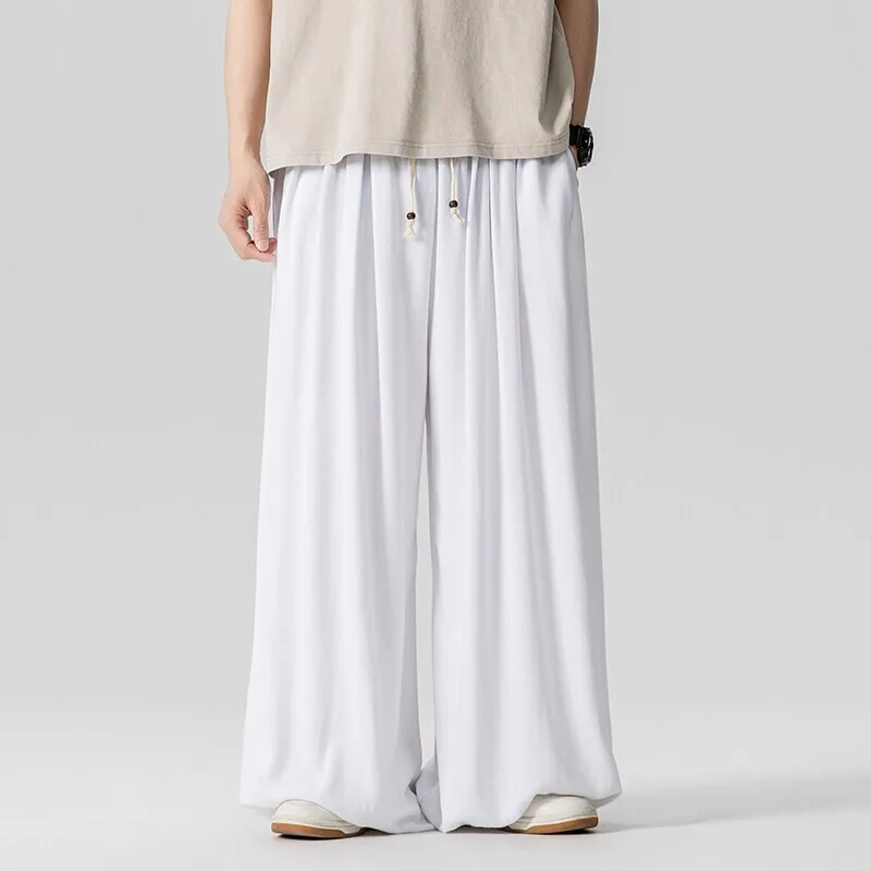 Spring Summer Men's Cotton Linen Casual Pants Solid Color Loose Breathable Wide Leg Pants Men Straight Streetwear Sport Trousers
Spring Summer Men's Cotton Linen Casual Pants Solid Color Loose Breathable Wide Leg Pants Men Straight Streetwear Sport Trousers