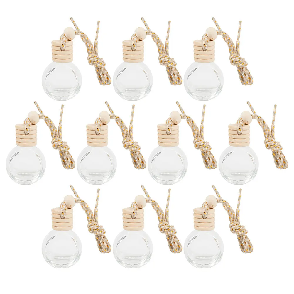 10Pcs Hanging Glass Bottle for Car Perfume Diffuser Bottle Empty Refillable Air Freshener with Rope for Auto Interior Aesthetics
10Pcs Hanging Glass Bottle for Car Perfume Diffuser Bottle Empty Refillable Air Freshener with Rope for Auto Interior Aesthetics