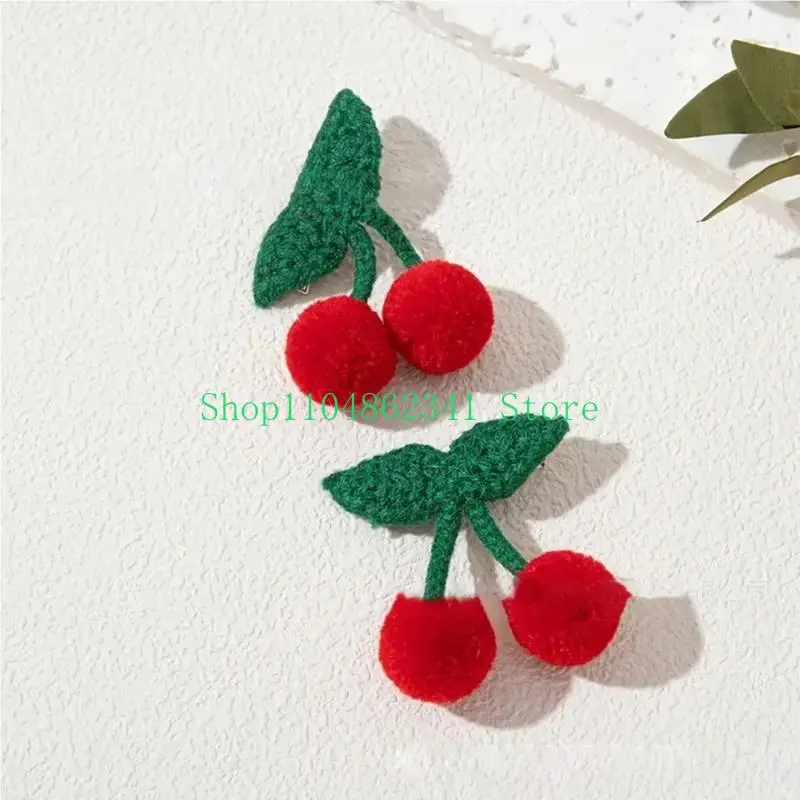 652F Cherry Design Hair Accessories 2PCS Plush Hairpins Secure Grip Hairpiece
652F Cherry Design Hair Accessories 2PCS Plush Hairpins Secure Grip Hairpiece