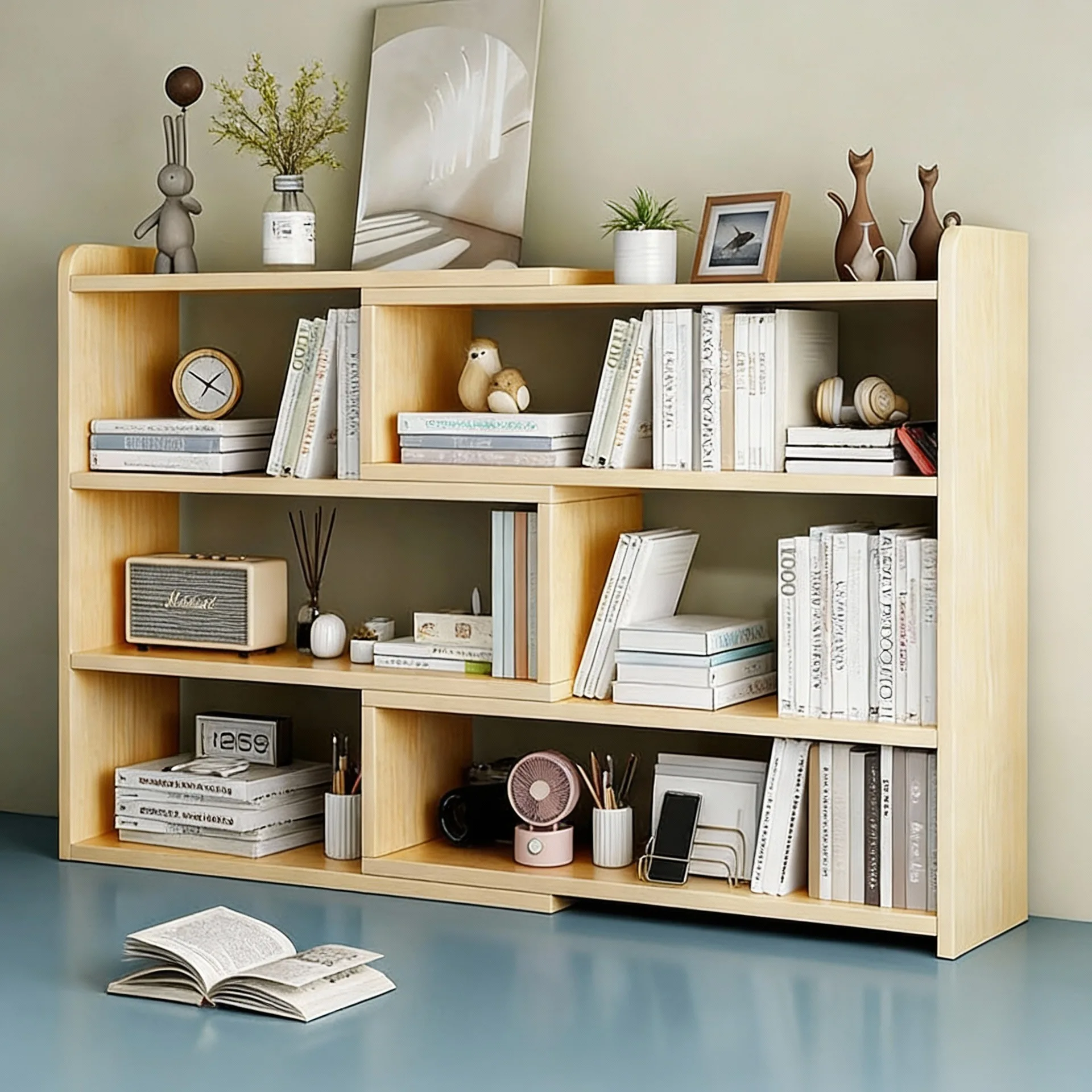 Bookshelf removable integrated wall desktop shelf bedroom home multi-layer storage countertop
Bookshelf removable integrated wall desktop shelf bedroom home multi-layer storage countertop