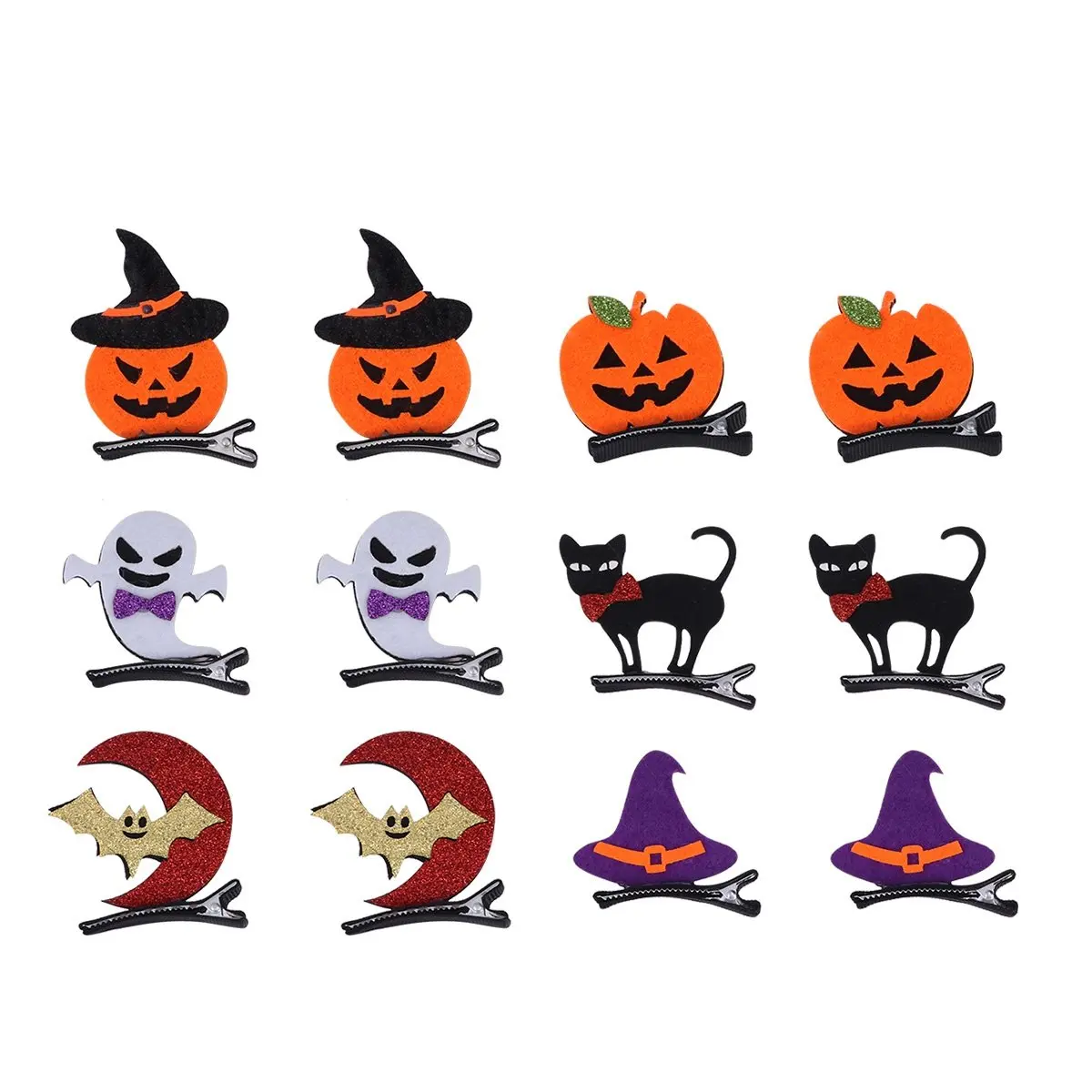 12Pcs Baby Hair Clips Cute Animal Design Barrettes for Girls Fashionable Alloy Hair Accessories Kids Party Halloween Gift
12Pcs Baby Hair Clips Cute Animal Design Barrettes for Girls Fashionable Alloy Hair Accessories Kids Party Halloween Gift