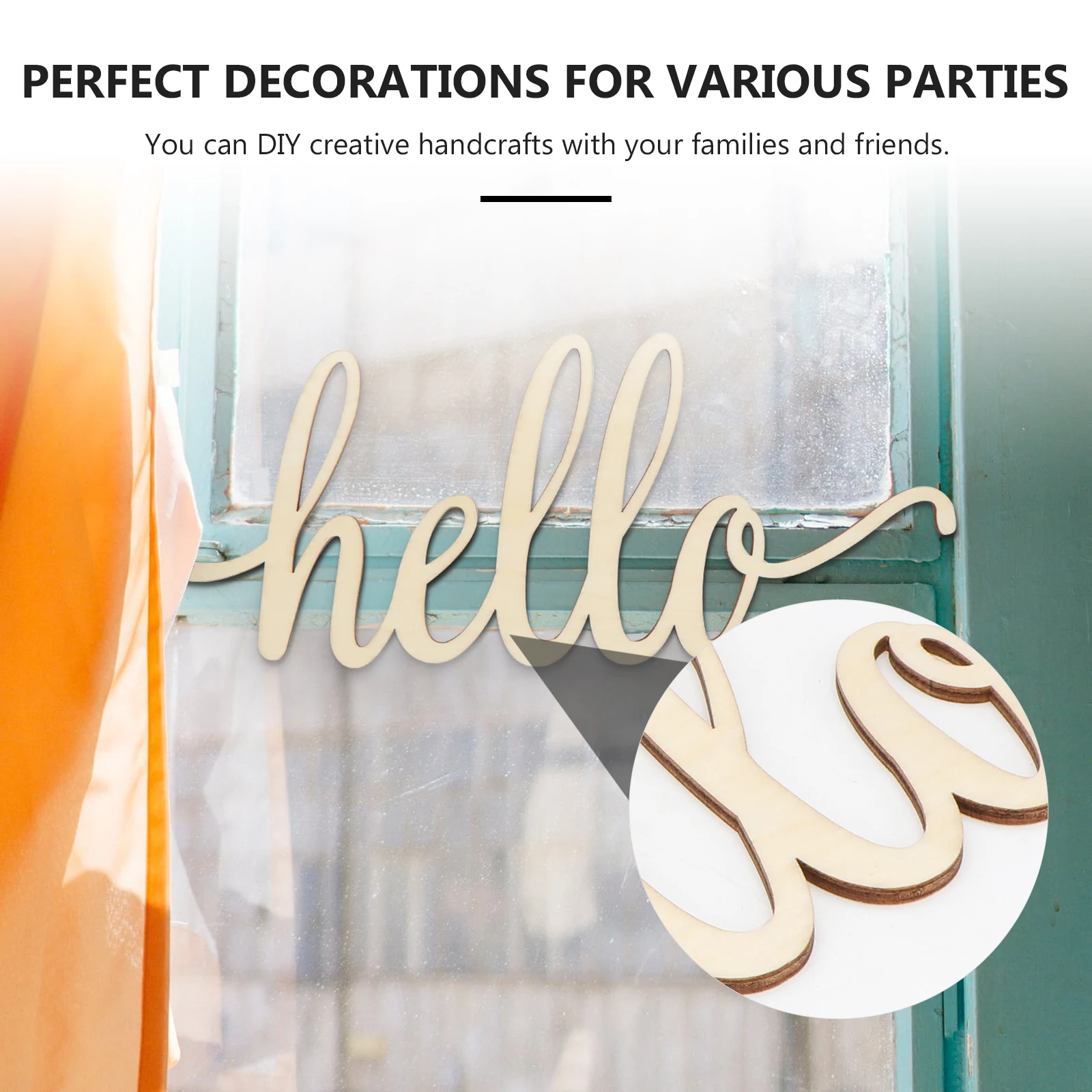 Wooden Decorative 30.5x12.7x0.4cm Smooth Wood Cutouts for DIY Home Party Wedding Birthday Wall Wood Sign Home Decor Signs
Wooden Decorative 30.5x12.7x0.4cm Smooth Wood Cutouts for DIY Home Party Wedding Birthday Wall Wood Sign Home Decor Signs