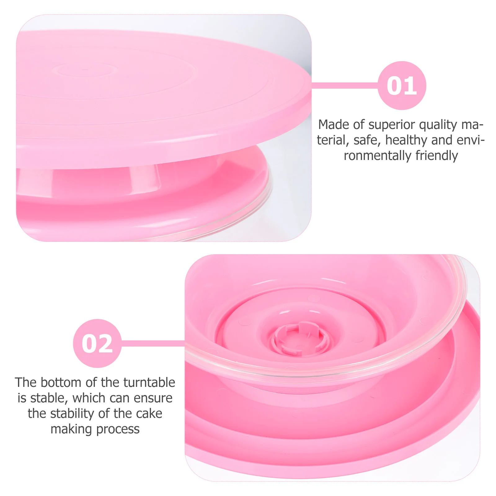 Cake Turntable Decorating Tool for Turner Baking Tools Diy Food Grade Pp Material Stand
Cake Turntable Decorating Tool for Turner Baking Tools Diy Food Grade Pp Material Stand
