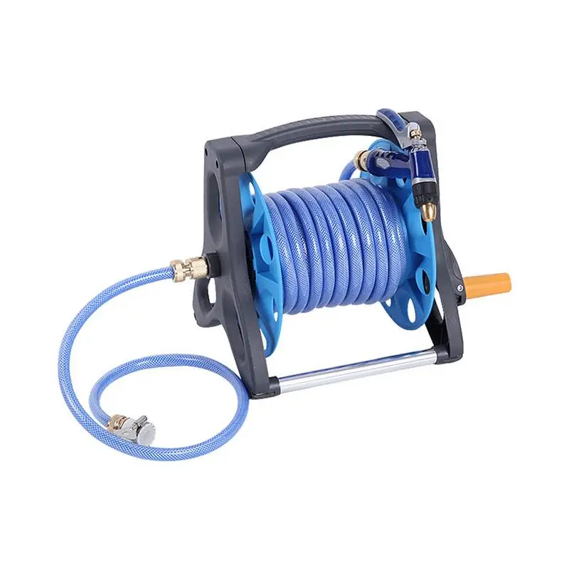 Portable Garden Hose Reel Holder Hand Cranked Water Hose Storage Reel Water Pipe Winding Tool Rack Garden Storage Supplies
Portable Garden Hose Reel Holder Hand Cranked Water Hose Storage Reel Water Pipe Winding Tool Rack Garden Storage Supplies
