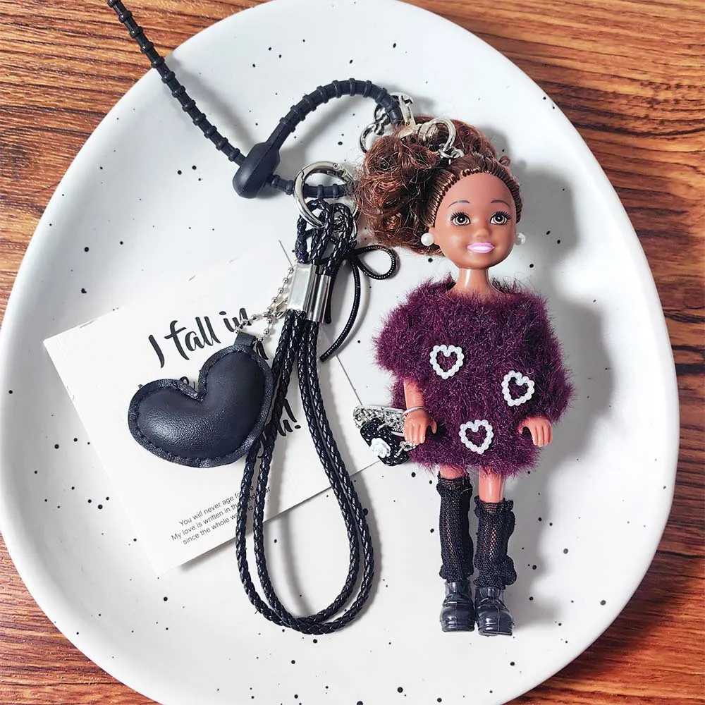 IGNICASE New Cute Purple Sweater Doll Keychain Love Braided Rope Pendant Girls Bag Pendant High-end Doll Pendant Accessories
IGNICASE New Cute Purple Sweater Doll Keychain Love Braided Rope Pendant Girls Bag Pendant High-end Doll Pendant Accessories