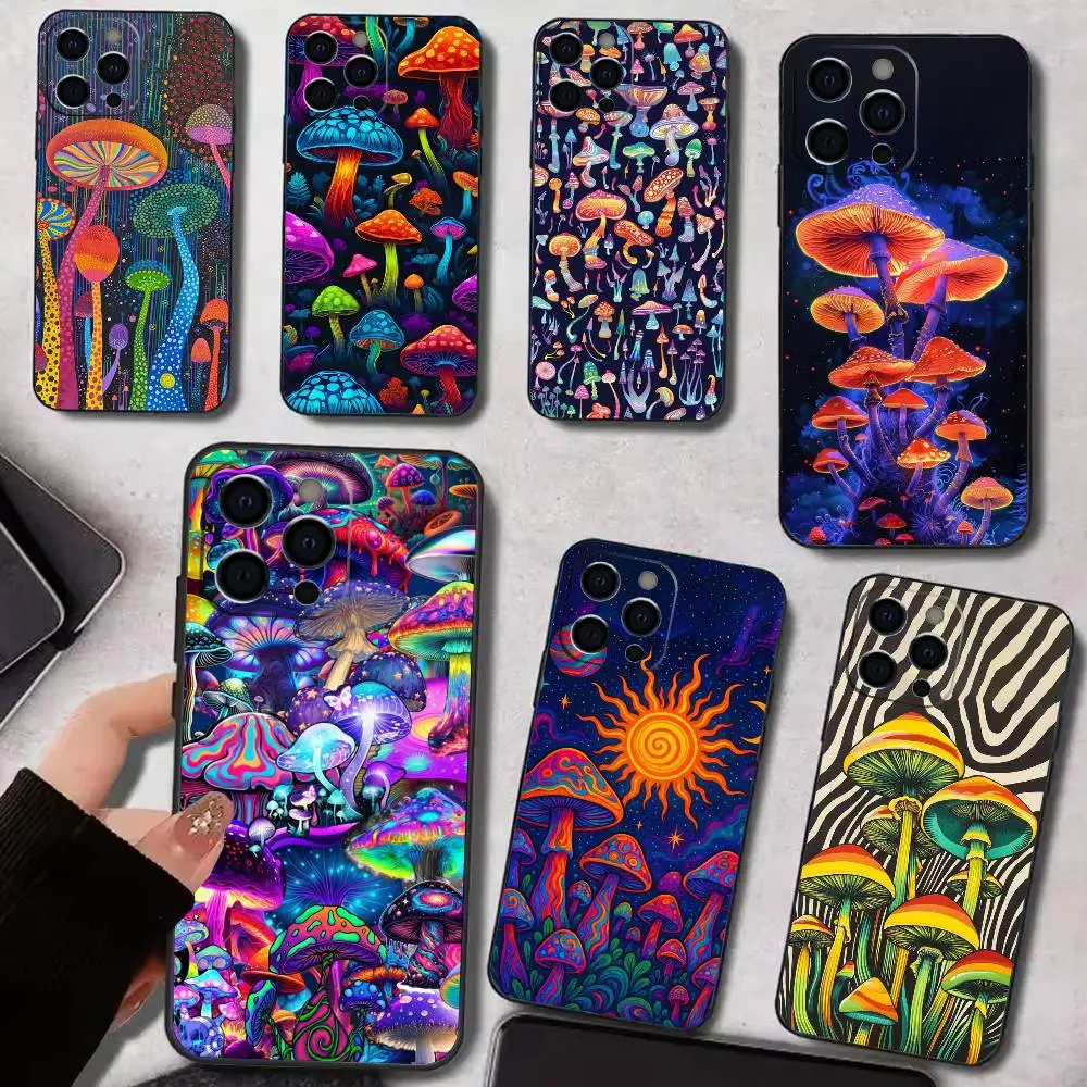 Trippy Psychedelic Mushrooms Phone Case Silicone Soft For IPhone 17 16 15 14 13 12 11 X XR Plus Pro Max Plus
Trippy Psychedelic Mushrooms Phone Case Silicone Soft For IPhone 17 16 15 14 13 12 11 X XR Plus Pro Max Plus
