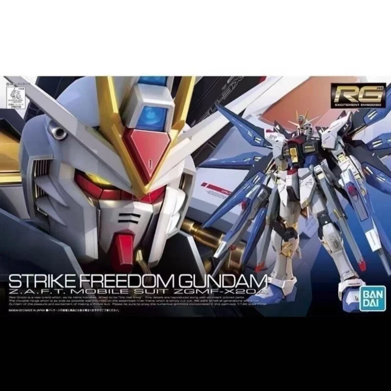 В наличии: Оригинальная фигурка Bandai RG 1/144 RG-Gundam Strike Freedom, новая, в коробке, модель аниме-персонажа, игрушка.
В наличии: Оригинальная фигурка Bandai RG 1/144 RG-Gundam Strike Freedom, новая, в коробке, модель аниме-персонажа, игрушка.