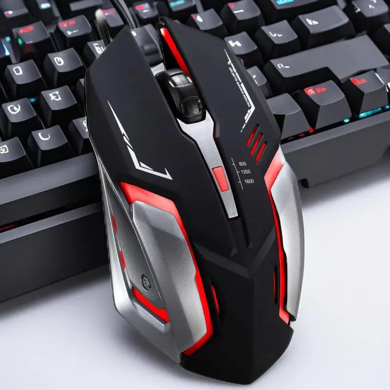 USB Wired RGB Gaming Mouse with Adjustable DPI - Ergonomic Optical Computer Mouse for PC Games
USB Wired RGB Gaming Mouse with Adjustable DPI - Ergonomic Optical Computer Mouse for PC Games