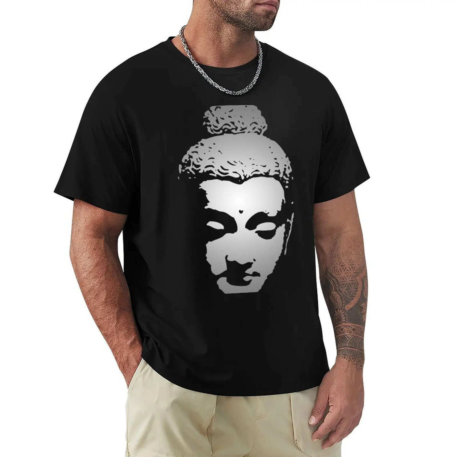 Silver Buddha T-Shirt rapper graphic tees blue lock luxury t-shirt anime shirts men
Silver Buddha T-Shirt rapper graphic tees blue lock luxury t-shirt anime shirts men